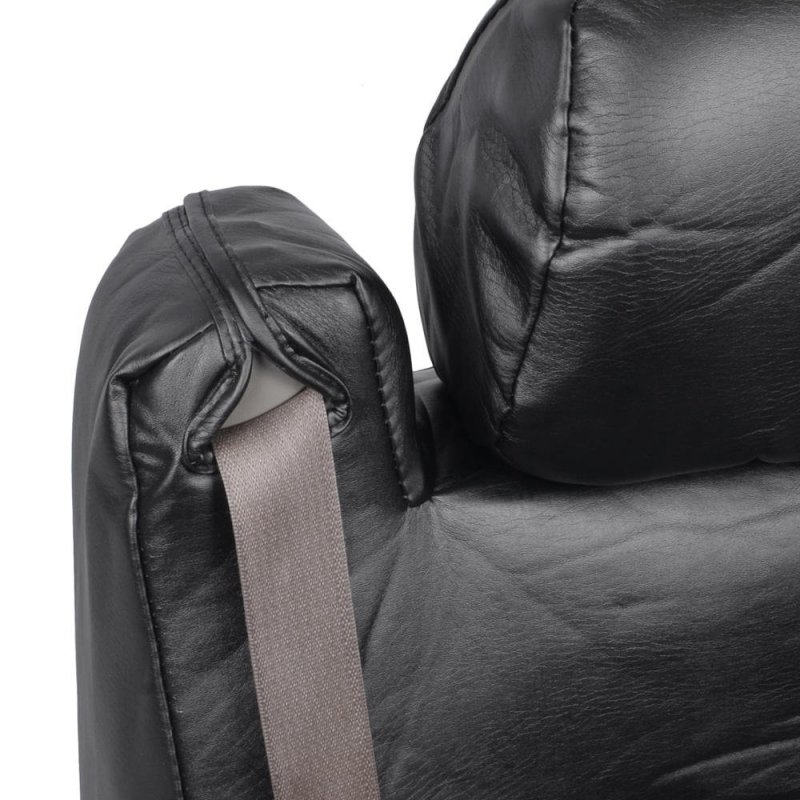 Bdk Leather Seat Covers For Trucks And Suv With Integratedbelts Car Vehicles Shoulder Belts Premium Leatherette Semi-custom Fit