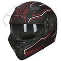 Ilm Motorcycle Dual Visor Flip Up Modular Full Face Helmet Dot With 6 Colors M Black Red 