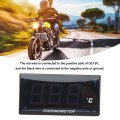 Water Temperature Gauge Universal Motorcycle Dc12v Lcd Super Slim With 18mm Sensor Adapter Replacement For Green Backlight