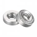 Uxcell Self -clinching Nuts 8-32 X 0 14-inch Stainless Steel Rivet Nut Round Head Metal Sheet Mounting Hardware Fastener 100pcs