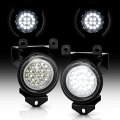 Hyper White 2001-2006 Gmc Yukon Sierra Denali Led Bumper Fog Lights Lamps W Switch Assembly Pair Set 