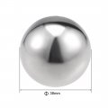 Uxcell 38mm 1 5 Dia 304 Stainless Steel Hollow Ball For Home Garden Decoration 16pcs
