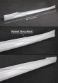 Painted Platinum White Pearl Add-on Jdm Side Skirt Extensions Compatible With 2018-2022 Honda Accord Lx Ex Ex-t Touring Sport