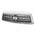 Non Sport Package To1200331 Factory Style Front Bumper Grill Grille Assembly For Toyota Sequoia Sr5 2008-2017 Chrome Gray 