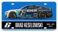 Brad Keselowski 6 Officially Licensed Nascar License Plate 