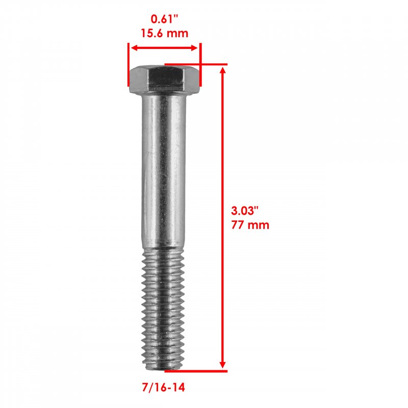 Caltric Control Arm Bolt Rear Lower For Polaris Sportsman 570 Touring 2014-2022 Utility