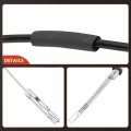 A-premium Rear Driver And Passenger Side Parking Brake Cable Assembly Compatible With Ford Models F150 2000-2003 Heritage