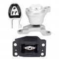Xtremeamazing 3pcs Engine And Transmission Mount Kit For Fusion 2013-2020 