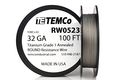 Temco Titanium Wire 32 Gauge 100 Ft Surgical Grade 1 Resistance Awg Ga 