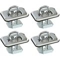 Pickup Truck Stake Pocket Pop-up Anchor Tie-down Package Of 4 