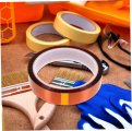 Gleavi 3 Rolls Tape High Temp Portable Transfer Electrical Insulation Wire Silicone Strap Polyimide Polymer Film Sublimation