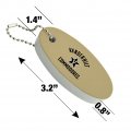 Graphics More Vanderbilt University Commodores Floating Keychain Oval Foam Fishing Boat Buoy Key Float