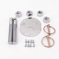 Kipa Stainless Hood Pin Set Chrome Hardware For Chevy Ford Mopar Drag Racing Race Durable 4056