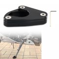 Motorcycle Side Stand Enlarger Fit For 2023 Ninja Zx-6r Zx636 2022 2021 2020 2019 2013 2014 2015 2016 2017 2018 Kickstand Shoes