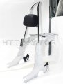 Httmt Sissybar Luggage Rack For 2004-2016 H-d Sportster Detachable Backrest Chrome P N Sbb024