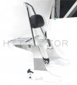 Httmt Sissybar Luggage Rack For 2004-2016 H-d Sportster Detachable Backrest Chrome P N Sbb024