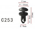 Autobahn88 Push-type Clip Compatible With Gm Oem 22538102 Pack Of 20