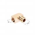 Uxcell Brass Pipe Fitting 90 Degree Barstock Street Elbow G1 8 Malexm8 Female 2pcs