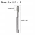 Uxcell M10 X 1 5 Spiral Point Threading Tap H2 Tolerance High Speed Steel Uncoated Round Shank With Square End Din371 376