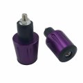 Okstno Bar End Caps Plug Newset Style Heavy Duty 7 8 Inch Ends Universal Fits For Suzuki Yamaha Kawasaki Purple 