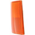 Front Upper Reflector Pair For Chevy K1500 K2500 K3500 1988 To 1993 Composite Dual Headlight Amber Plastic Gm2556102 Gm2557102 