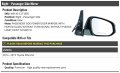 Right Passenger Side Power Mirror Paint To Match With Heated Glassout Turn Signal And Puddle Lamp Compatible With 2014 2019