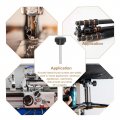 Uxcell 16pcs Round Knurled Thumb Screws M6 X 45mm Carbon Steel Zinc Plated Thread Thumbscrew Clamping Knob Screw For Quick
