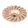 Waltyotur 4-1 2 Inch Diamond Cup Grinding Wheel 18-segments Heavy Duty Turbo Row Disc Segments 5 8-11 Arbor For Angle Grinder