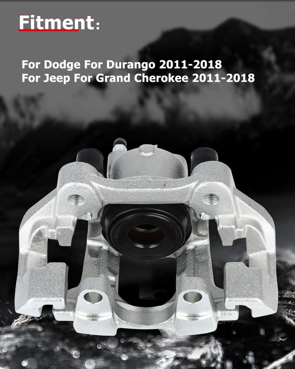Rear Left Disc Brake Caliper Assembly With Bracket 18b5300 For Dodge Durango 2011 To 2020 And Jeep Grand Cherokee