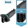 Uxcell 1pcs Car Mass Air Flow Sensor Replacement Black For Nissan Maxima 2002-2003 No 22680-ad210