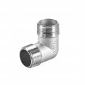 Uxcell Stainless Steel 304 Cast Pipe Fitting 90 Degree Elbow Bspt Male X 3 4 Thread