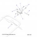Polaris Snowmobile Hitch Pivot Blk Genuine Oem Part 1020715-458 Qty 1