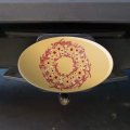 Autumn Fall Wreath Sunflowers Oval Tow Trailer Hitch Cover Plug Insert
