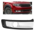 Hecasa Right Fog Light Bezels For 2013-2019d Flex Replacement For Fo1039130 Da8z17e810ba 104-02469br Lamp Cover Trim Passenger 