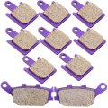 5 Pair Carbon Fiber Brake Pads For Kawasaki Z1000 2007 2008 And Z750r 2011 Front Rear Fa417 4 Fa174 