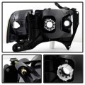 Acanii For 1999 2000 2001 Dodge Ram 1500 Sport Model Black Headlights Headlamps W Corner Lights Pair Set Left Right