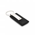 Au-tomotive Goldcompatible With Rectangular Leather Key Chain For Acura Tlx Black