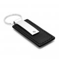 Au-tomotive Goldcompatible With Rectangular Leather Key Chain For Acura Tlx Black