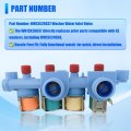 Wh13x24058 Water Inlet Valve For Ge Washers Gtw845csn0ws Gtw845csn1ws Gtw845csnws Replaces Ap6282070 Ps12171559 Wh13x26637
