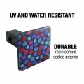 Dungeon Dice Pattern For Fighting Dragons Tow Trailer Hitch Cover Plug Insert