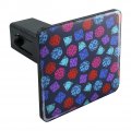 Dungeon Dice Pattern For Fighting Dragons Tow Trailer Hitch Cover Plug Insert