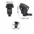 Uxcell 1pc No 8538104040 Front Windshield Washer Nozzles Spray Jet For Toyota Tacoma 2005-2015