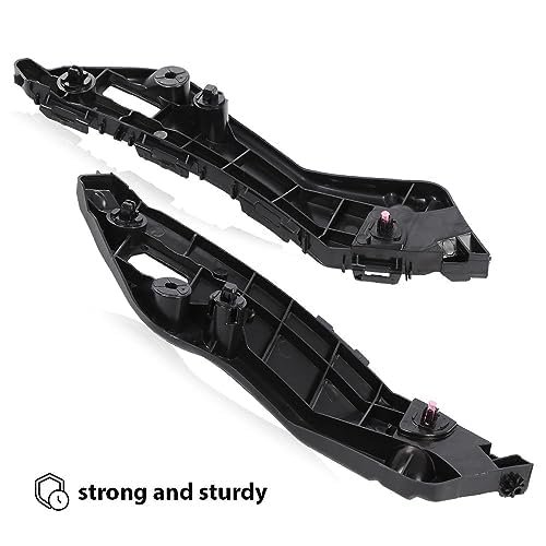 Front Bumper Support Spacer Retainer Brackets For Toyota Rav4 2013 2015 2 Piece Set Left And Right Side Black Part 525350r030