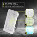 X Autohaux 2pcs Car Interior Led Footwell Light For Tesla Model 3 Y S X Door Puddle Trunk Inside Under Glow Glove Box Lighting