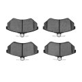 Brake Pads For Volkswagen Golf 1993 1994 1995 1996 1997 1998 Low Metallic Friction 2 73 In Outer Pad Height 