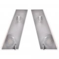 G-plus Side Marker Turn Light Lenses Compatible With Chevy Malibu El Camino 1978-1979 Clear Amber Lens Gray Housing Lamps Cover