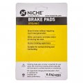 Niche Brake Pad Set For Suzuki Sv650s Katana 600 750 Kawasaki Ninja 650r Z750s Front Organic 2 Pack