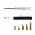 Khgwero Screws Assortment Kit 220pcs Brass Stainless M2 5 Hex Male Female Standoff Box Nut Set For Raspberry Spacer 