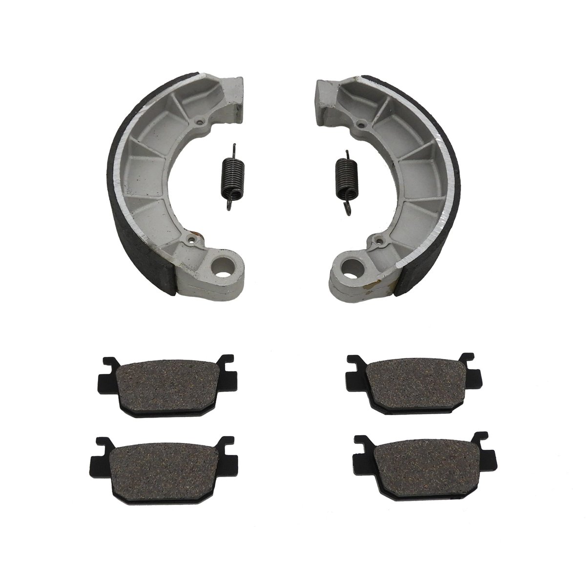 Front Brake Pads And Rear Shoes For Honda Trx 500 Tmeman 2x4 2005 2006 Semi Metallic Compound For General Use Riding