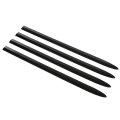 Side Door Body Molding Cover Trim Fit For Chevy Silverado 1500 2019 2020 2021 Crew Cab 4pcs Black 